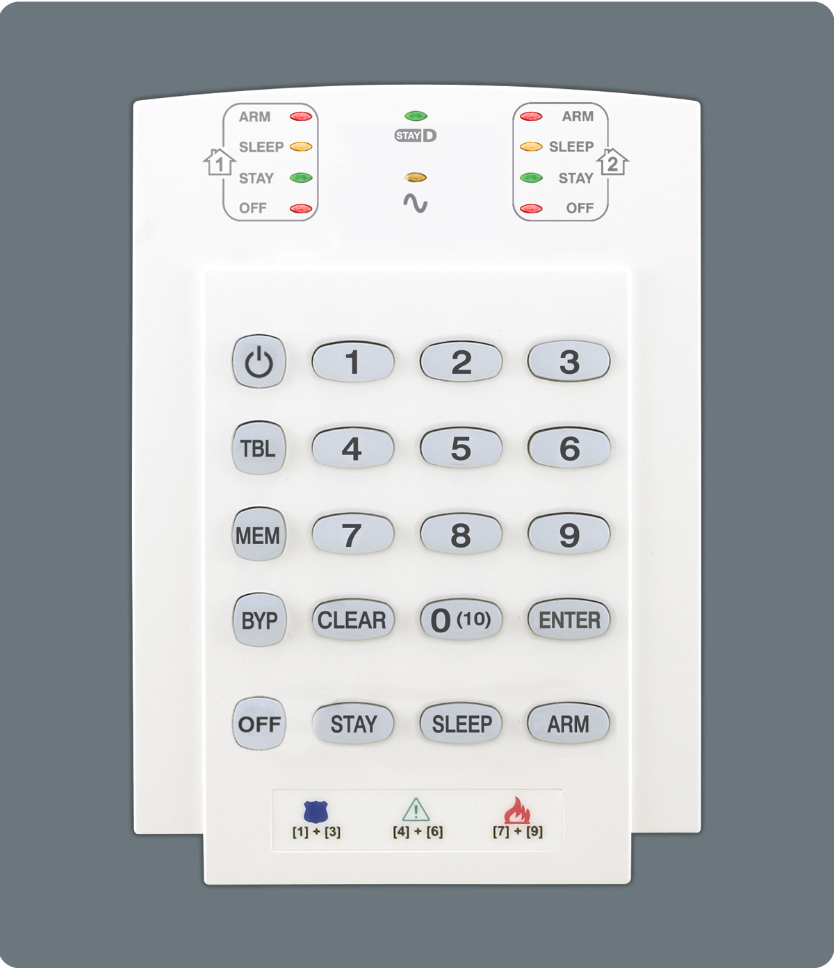 PARADOX KEYPAD 10 ZONES LED Keypad (K10V)