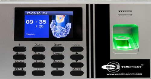 ECO TA500  STANDALONE FINGERPRINT TIME  ATTENDANCE       