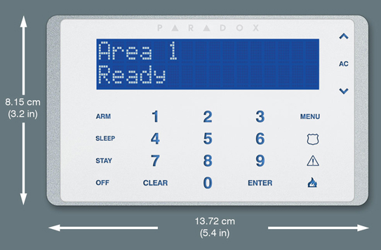 Paradox K656 Touch Sense Keypad