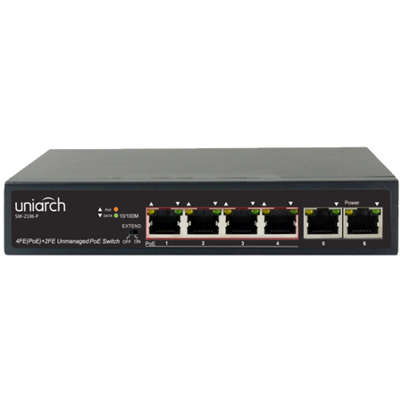 SW-2106-P 6 Port PoE Switch 